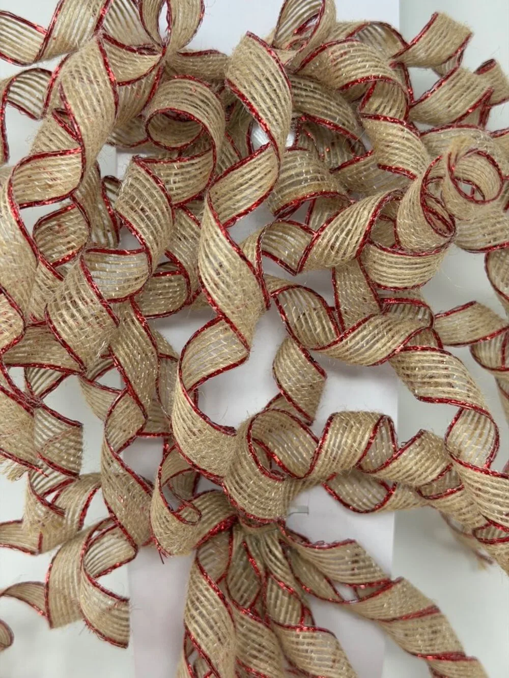 Target 2ct Christmas Modern Heritage Premium Curl Swirl Brown/Red- Wondershop™
